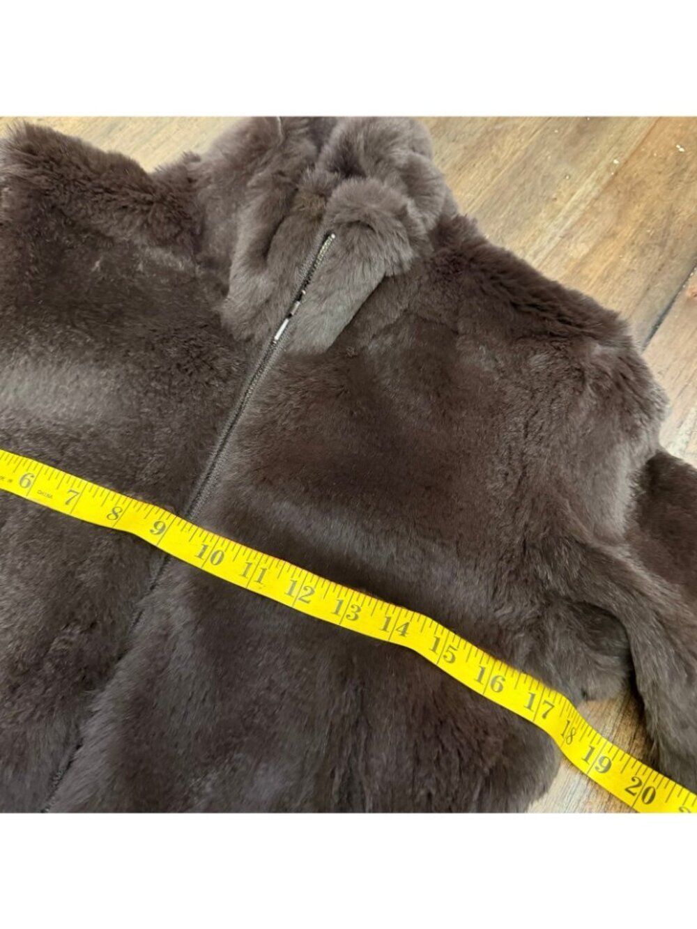 June Rabbit Fur Reversible Jacket - Picture 6 of 12